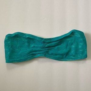 Victoria's Secret PINK teal lace bandeau